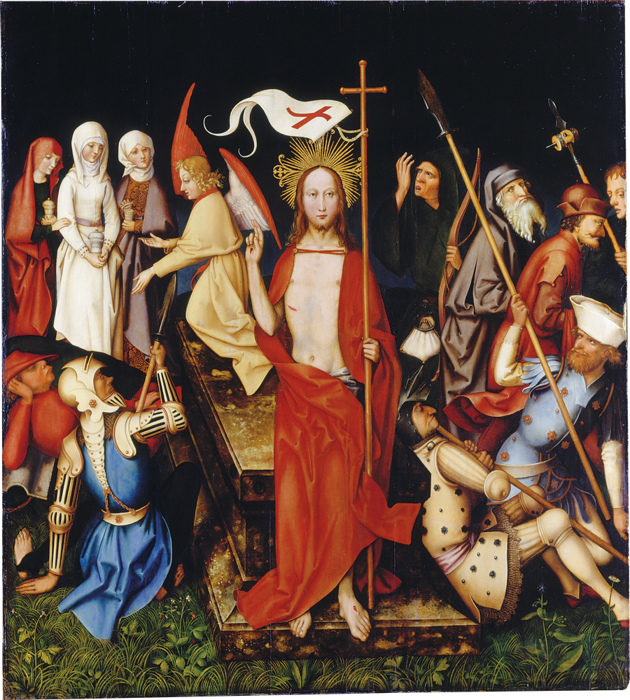 Dominikansk altertavle fra Frankfurt: Opstandelsen - Hans Holbein den Ældre