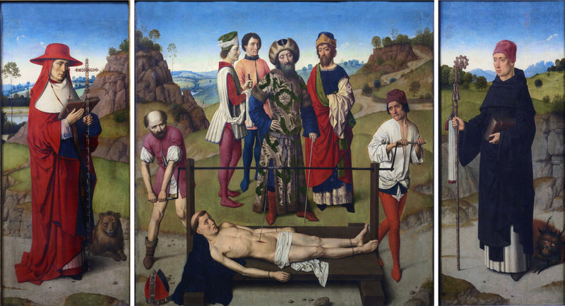 Retabel af martyriet for Saint Érasme - Dirk Bouts
