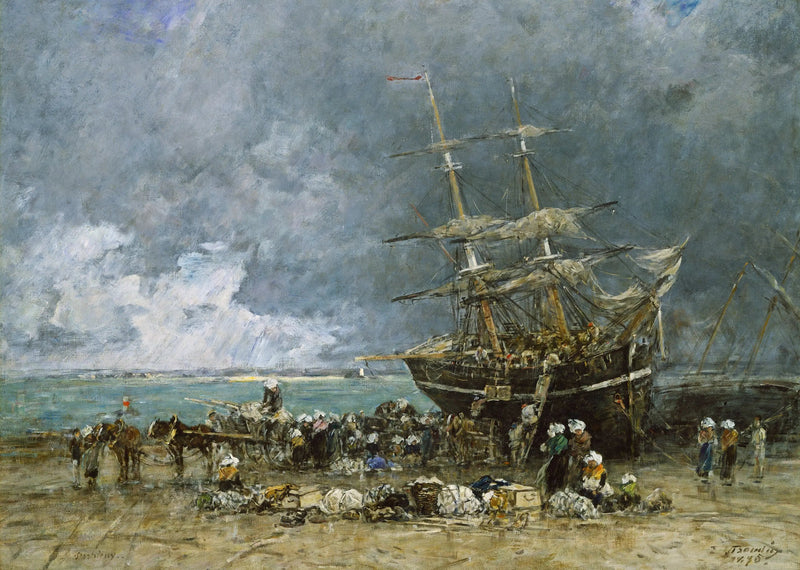 Tilbage fra Newfoundland - Eugène Boudin