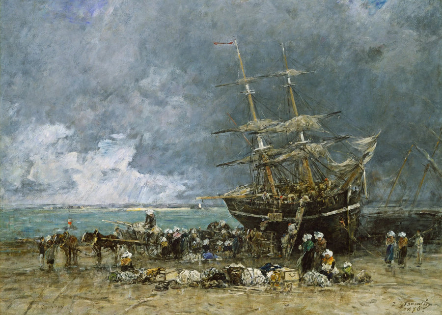 Tilbage fra Newfoundland - Eugène Boudin