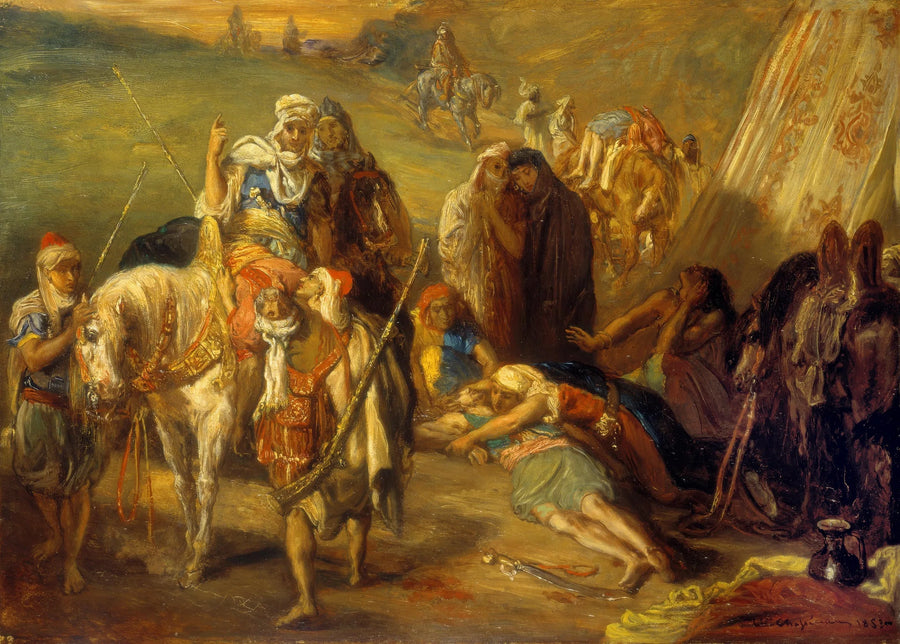 Tilbagevenden af de sårede - Théodore Chassériau