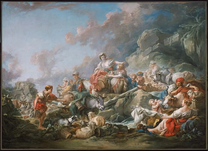 Tilbage til markedet - François Boucher