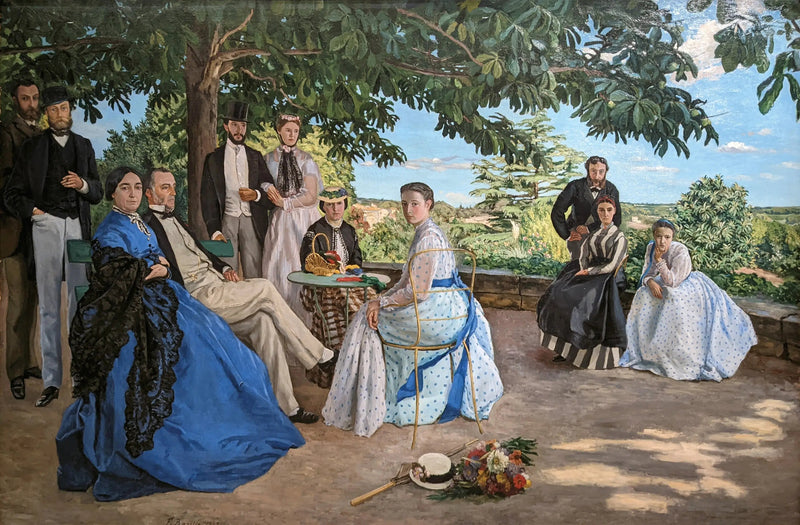 Familiesammenkomst - Frédéric Bazille