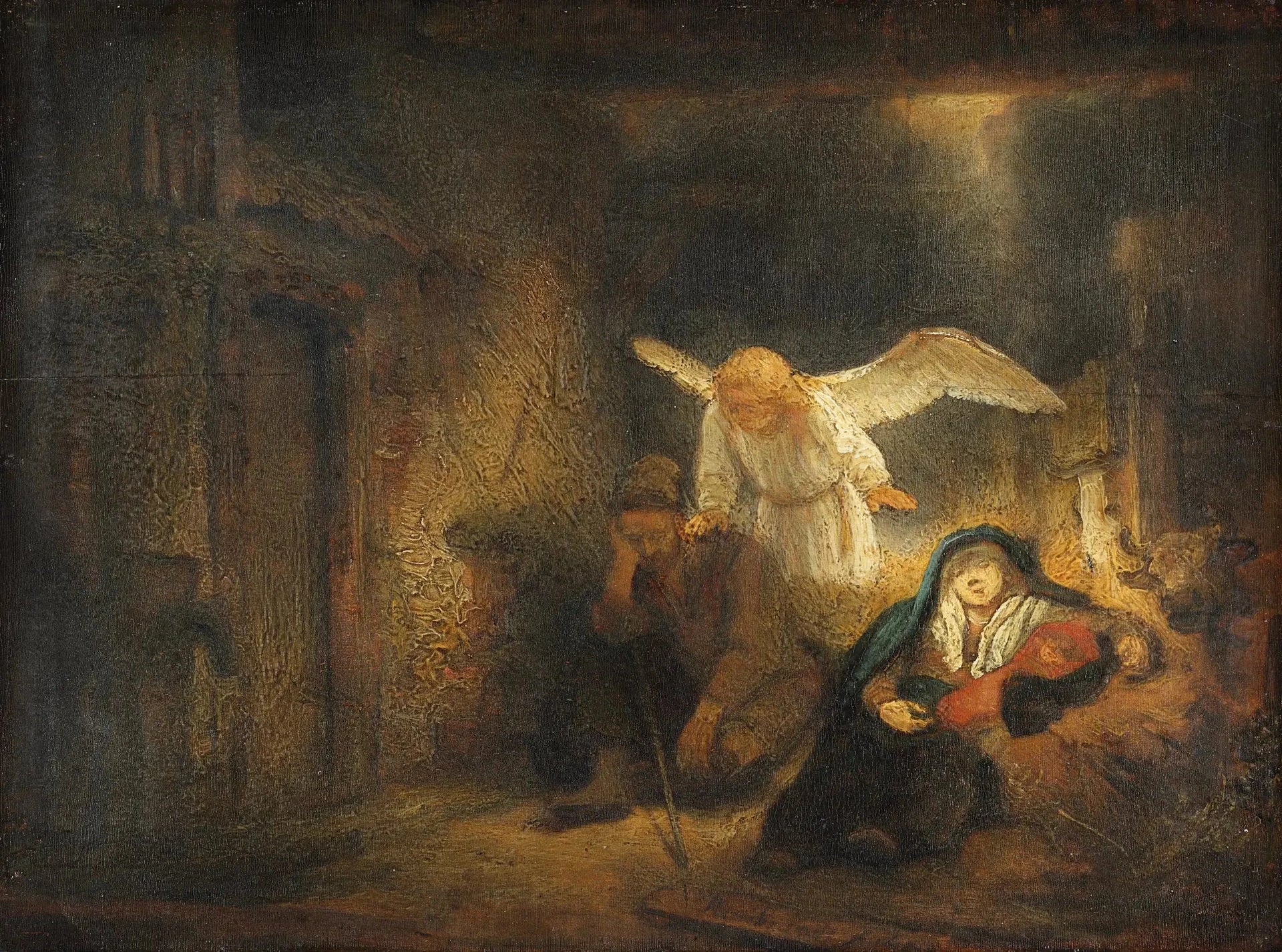 Le Rêve de Joseph — Rembrandt et atelier, vers 1645, Gemäldegalerie de Berlin