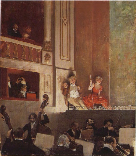 Revue på varietéteatret - Jean Béraud
