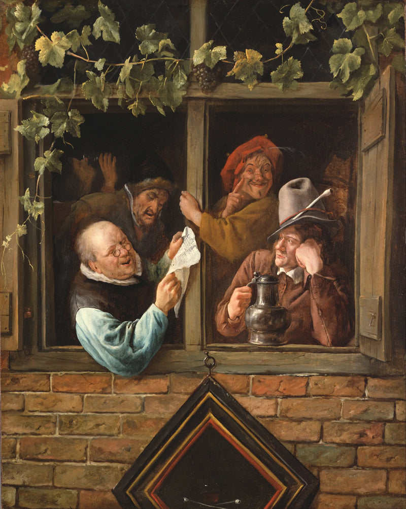 Rhétoriciens à une fenêtre - Jan Steen