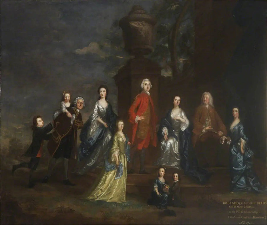 Richard Eliot og hans familie - Joshua Reynolds