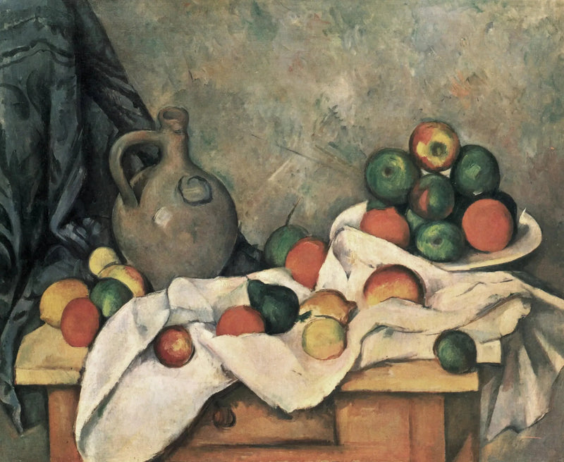 Gardin, krukke og frugtskål - Paul Cézanne