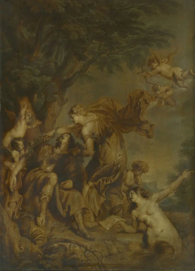 Rinaldo og Armida - Antoine van Dyck