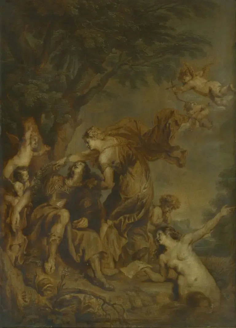 Rinaldo og Armida - Antoine van Dyck