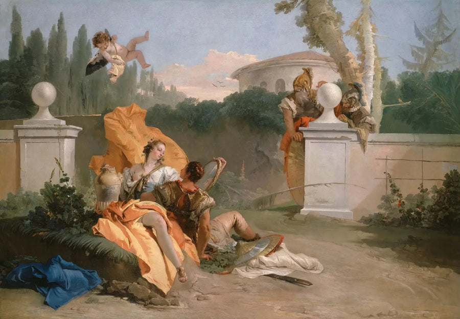 Rinaldo og Armida i sin have - Giovanni Battista Tiepolo