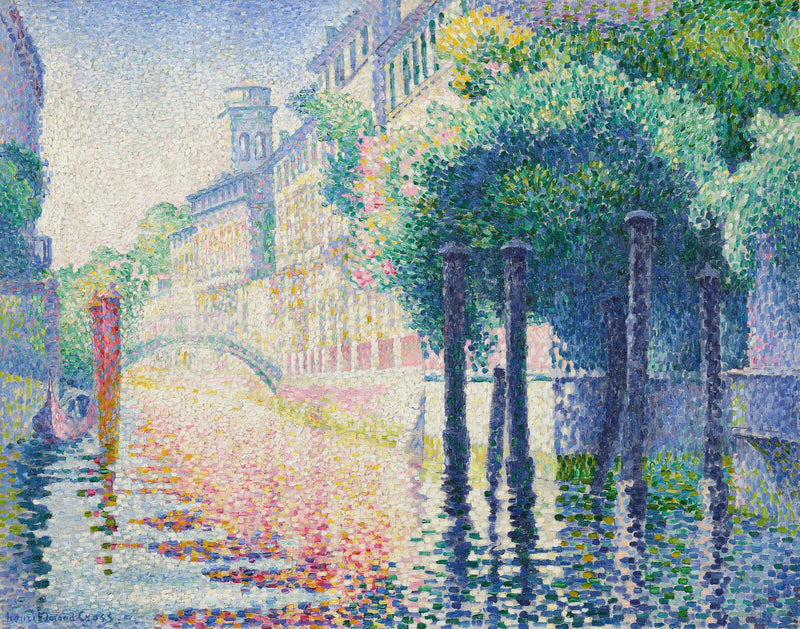 Rio San Trovaso, Venedig - Henri-Edmond Cross