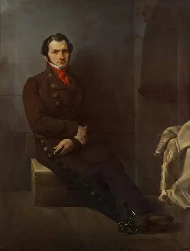 Rytter af Grev Arese i fængsel - Francesco Hayez