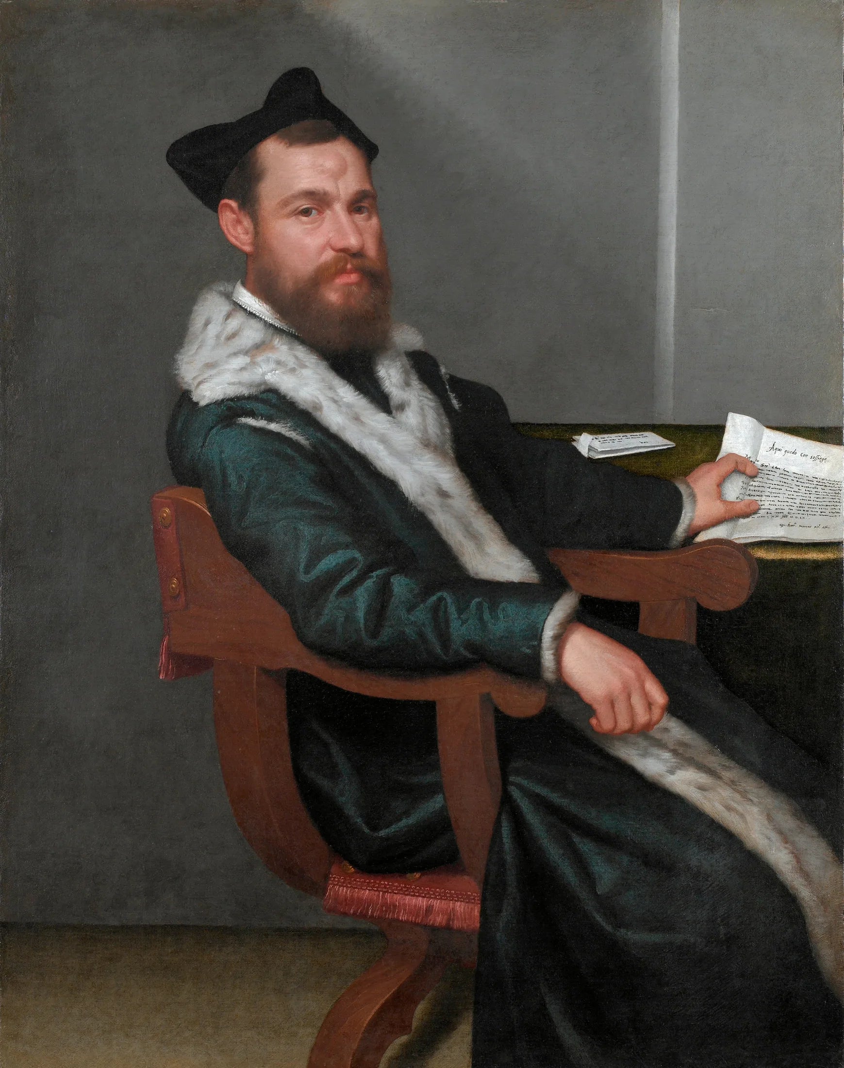 Ritratto di dottore - Giovanni Battista Moroni image 1 reproduction réalisée par Alpha Reproduction