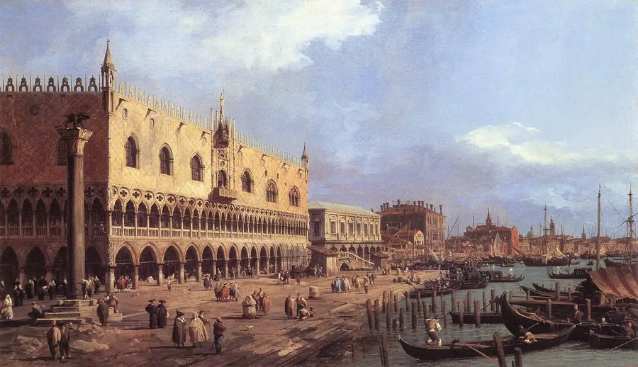 Riva degli Schiavoni mod øst - Canaletto