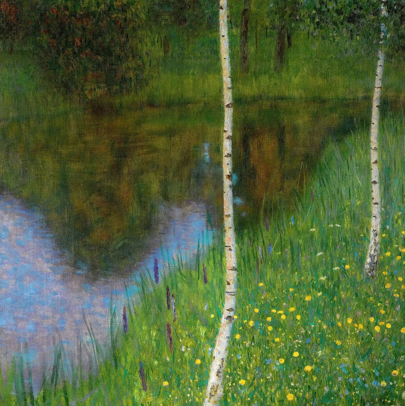Søbred med birketræer - Gustav Klimt