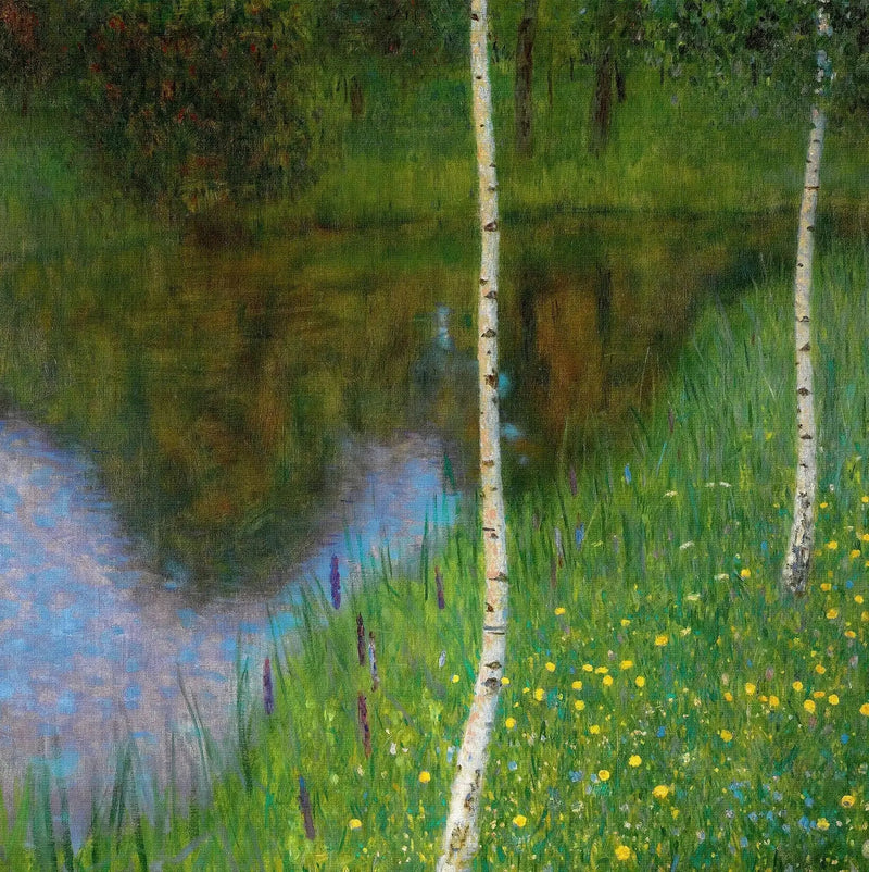 Søbred med birketræer - Gustav Klimt
