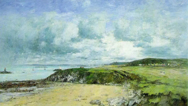 Portrieux Strand, Côtes-du-Nord - Eugène Boudin