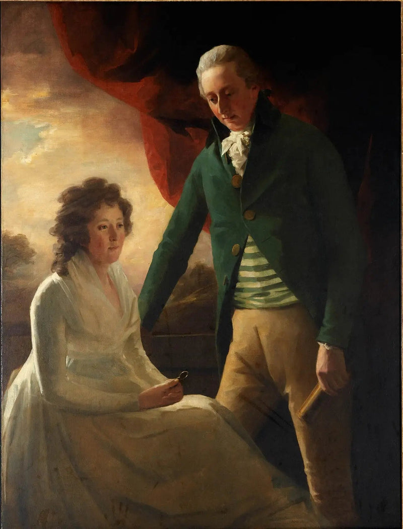 Robert Colt d'Auldhame, folketingsmedlem, og hans kone Grizel - Henry Raeburn