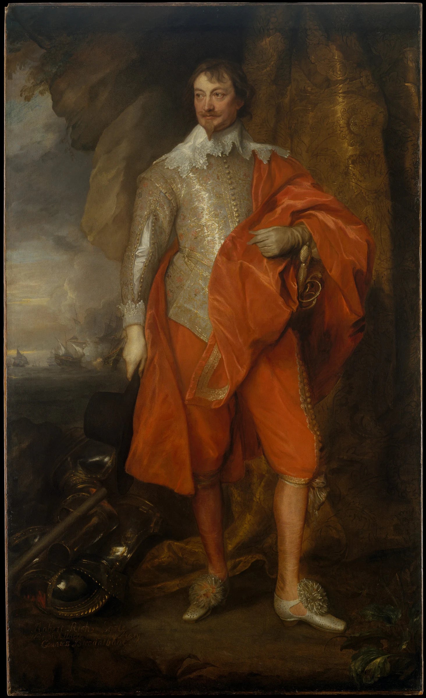 Robert Rich (1587–1658), deuxième comte de Warwick - Anthony van Dyck