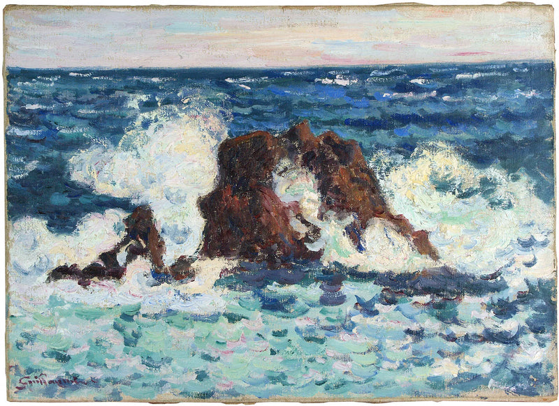 Rocher à la pointe de la Baumette - Armand Guillaumin