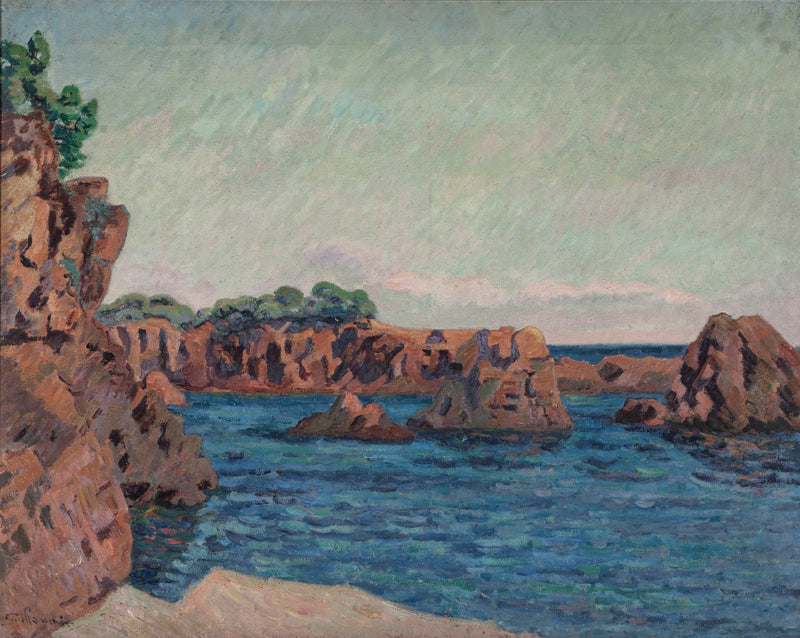 Rochers ved Agay - Armand Guillaumin