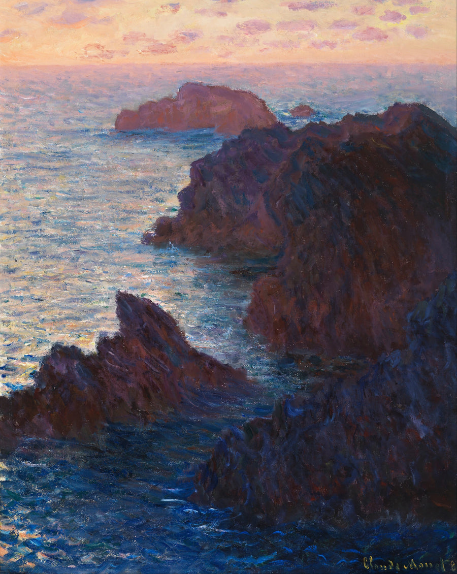 Klipper ved Belle-Île, Port-Domois - Claude Monet
