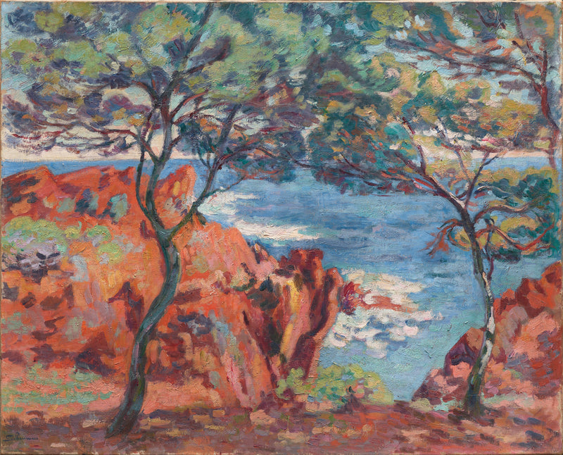Klipper af Île Besse, Agay - Armand Guillaumin
