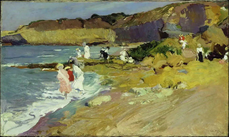 Fyrtårnsklipper, Biarritz - Joaquín Sorolla