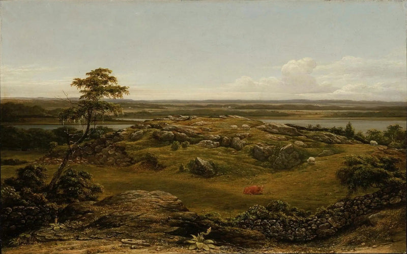 Klipper i New England - Martin Johnson Heade