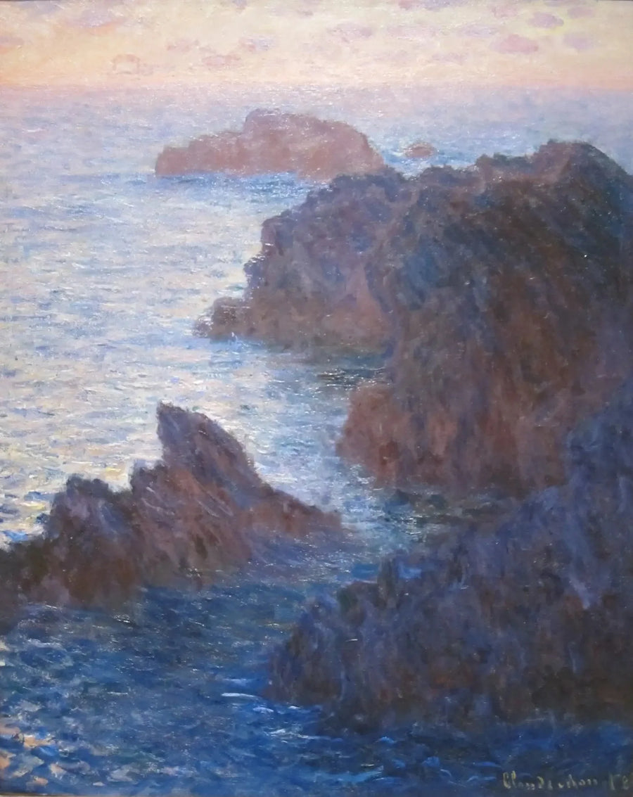 Klipper ved Belle-Île, Port-Domois - Claude Monet