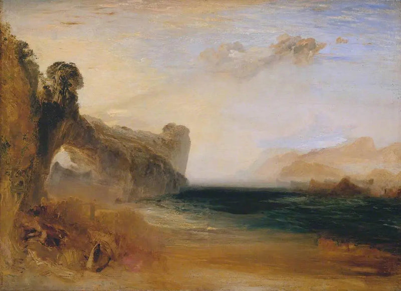 Rocky Bay med Figurer - J. M. W. Turner