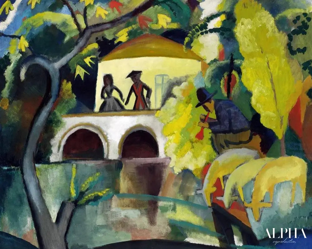 Rococo - August Macke - Reproductions de tableaux et peintures haut de gamme