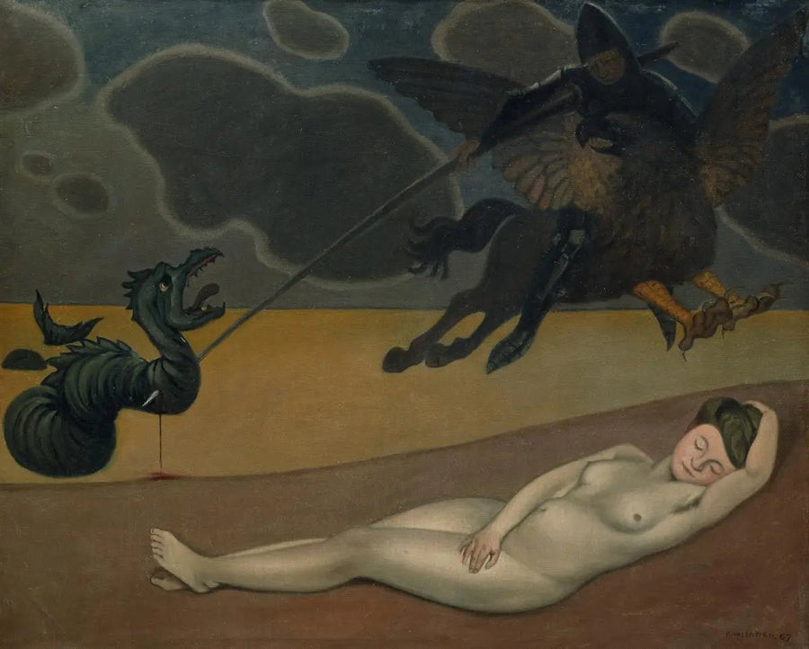 Roger udleverer Angélique - Félix Vallotton