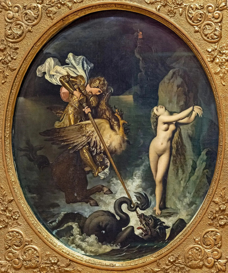 Roger der frigiver Angélique - Jean-Auguste-Dominique Ingres
