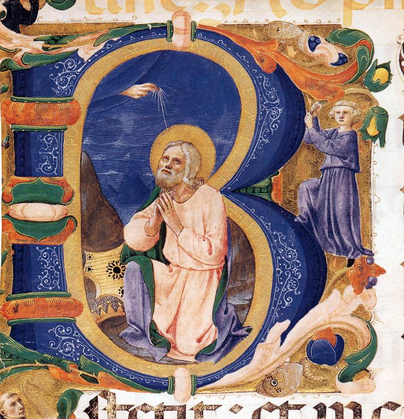 Davidroi beder - initial B - Zanobi Strozzi