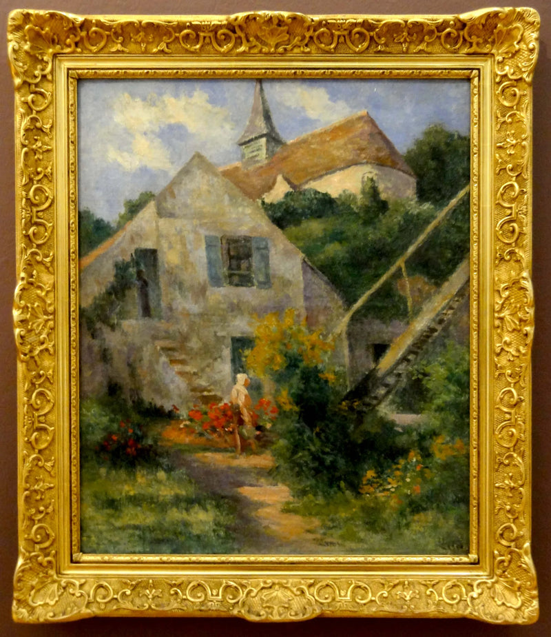 Rolleboise, kirken og malerens hus - Maximilien Luce