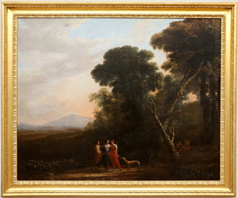 Claude Lorrain - Reproduktion af oliebillede