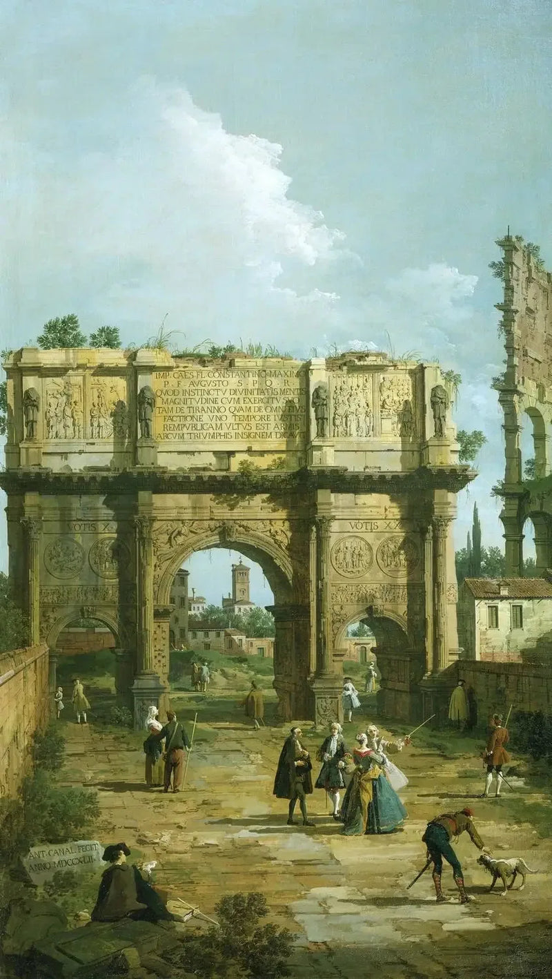Rom: Konstantinsbuen - Canaletto