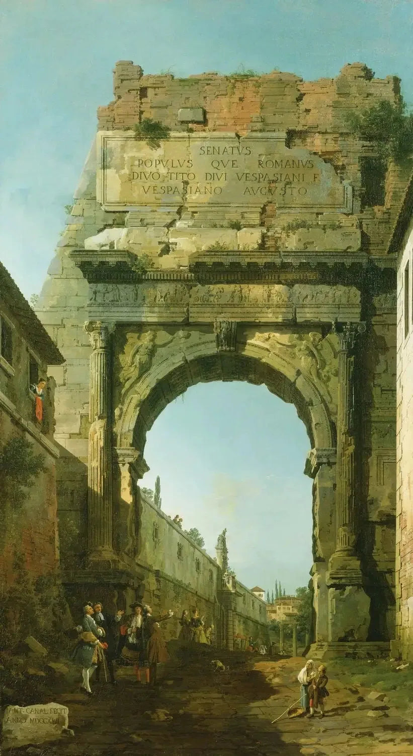 Rom: Titusbuen - Canaletto