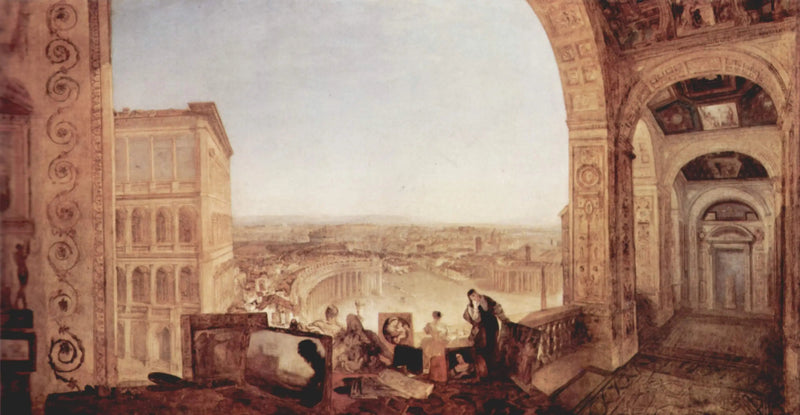Rom set fra Vatikanet - J. M. W. Turner