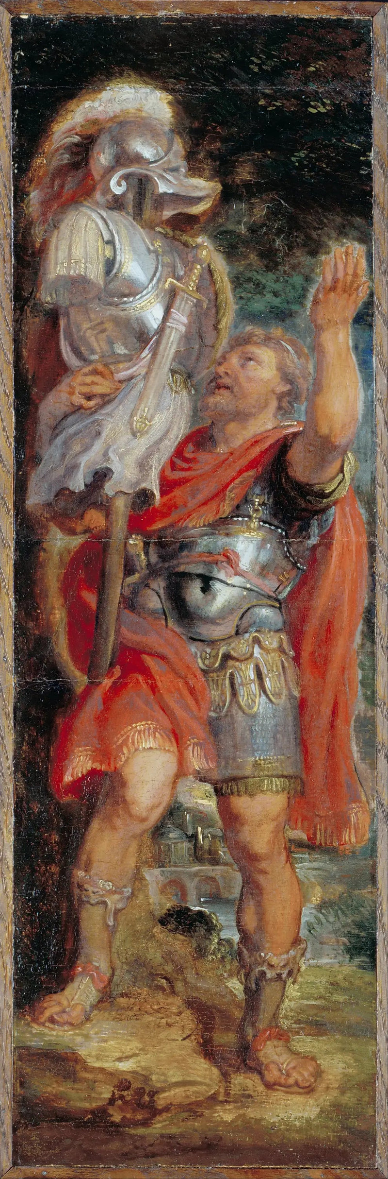 Romulus installerer et trofæ - Peter Paul Rubens