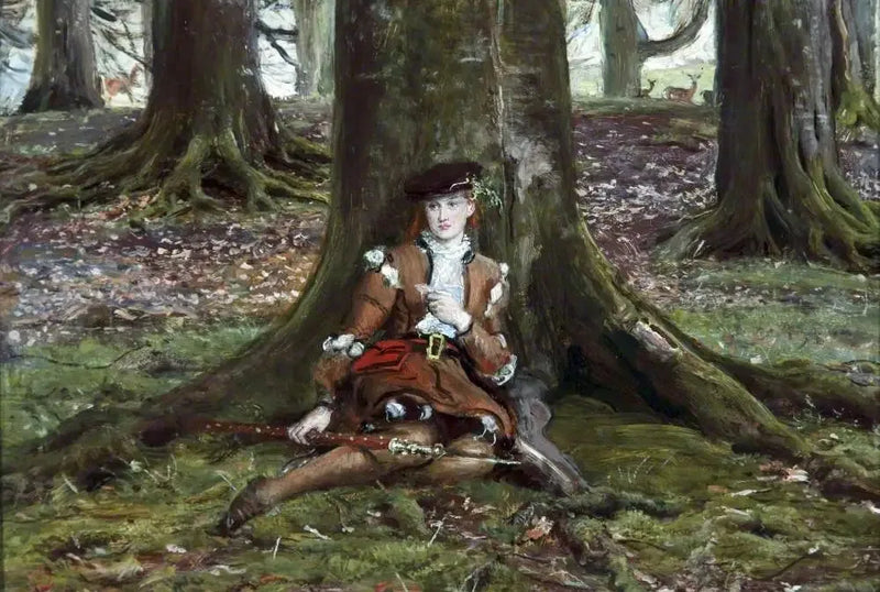 Rosalind i skoven - John Everett Millais
