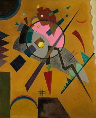 Rose med Grå - Vassily Kandinsky