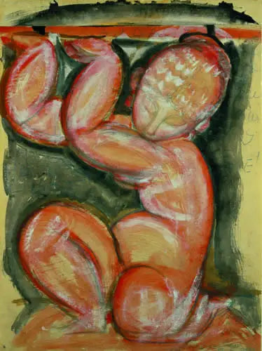 Rose caryatid (Dristighed) - Amedeo Modigliani