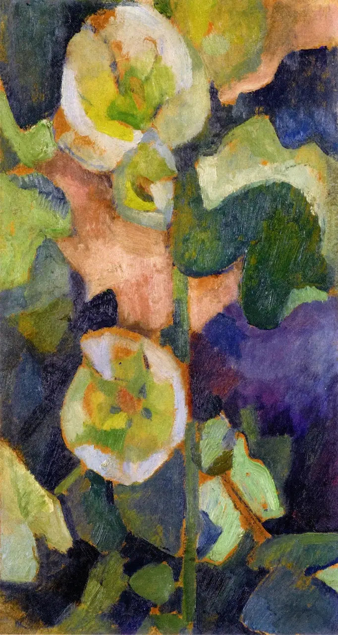 Hvid stokrose - Robert Delaunay