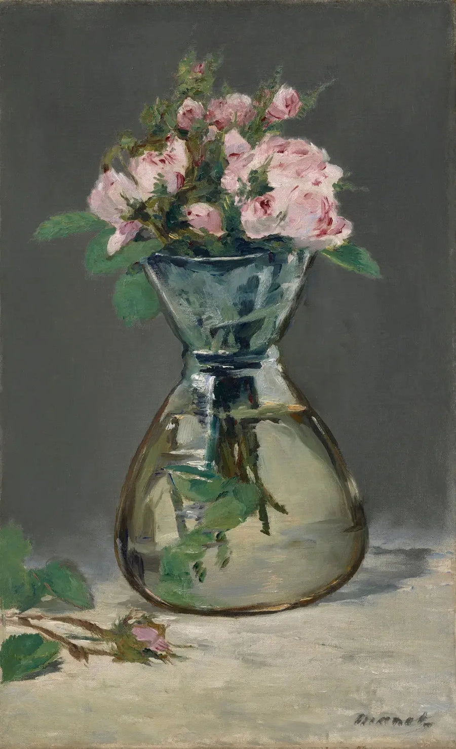 Skumroser i en vase - Édouard Manet