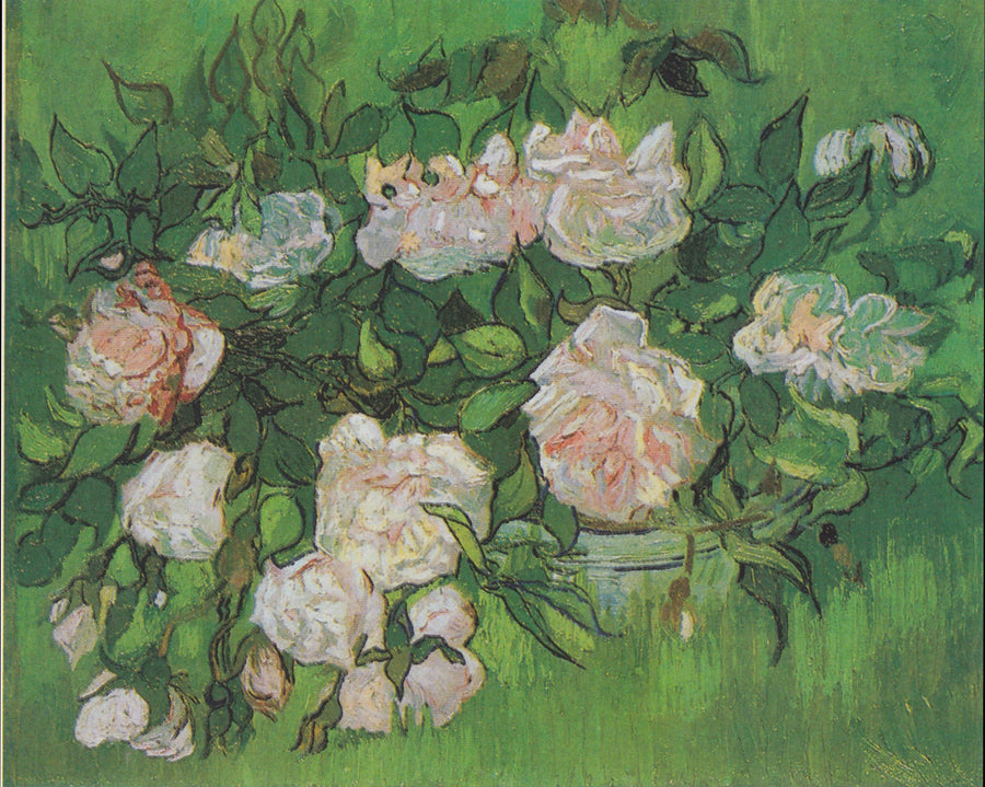 De lyserøde roser - Vincent van Gogh
