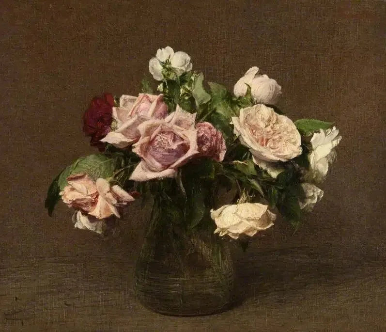 Roser 'Frankrig' - Henri Fantin-Latour