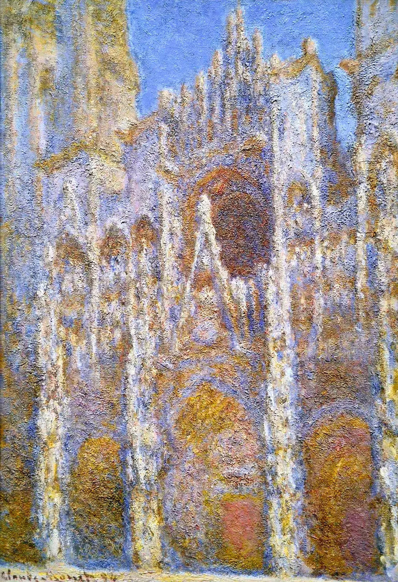 Rouen Katedral, Facade - Claude Monet